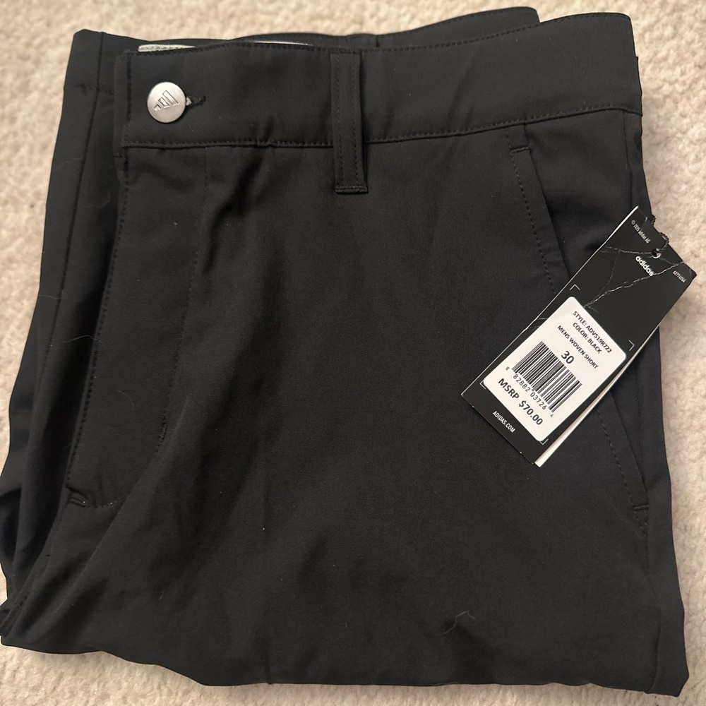 Adidas Black Golf Shorts